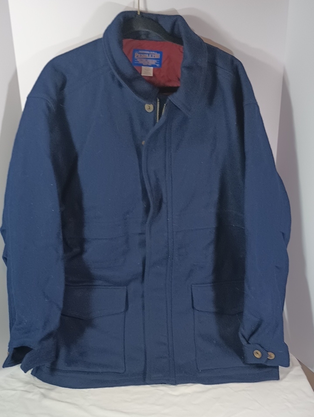 Pendleton Navy Wool Military Field Jacket